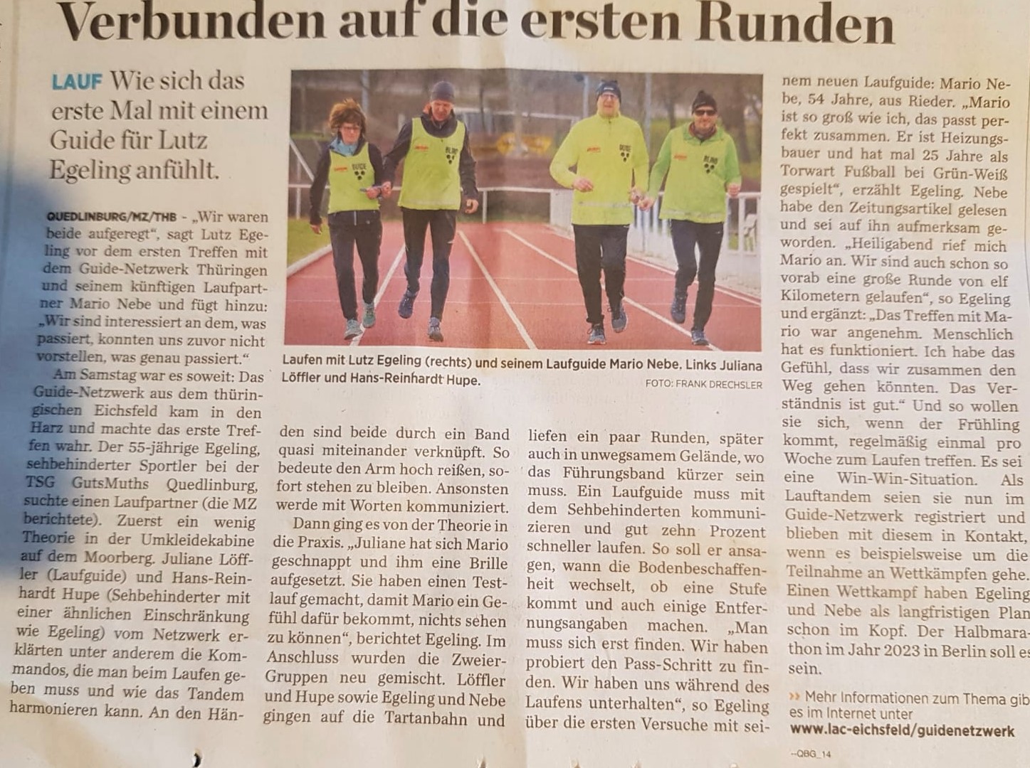 26.02.2022 Tandem-/Guideschulung in Sachsen-Anhalt